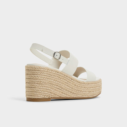 Keoni Open White Women's Platform sandals - Wedge sandal | Aldo