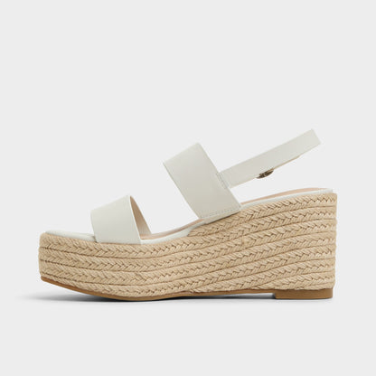 Keoni Open White Women's Platform sandals - Wedge sandal | Aldo