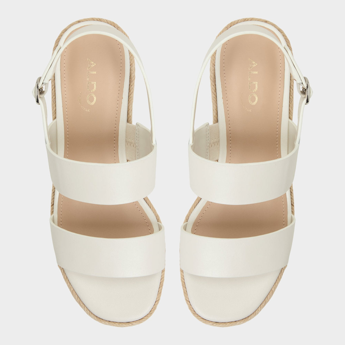 Keoni Open White Women's Platform sandals - Wedge sandal | Aldo