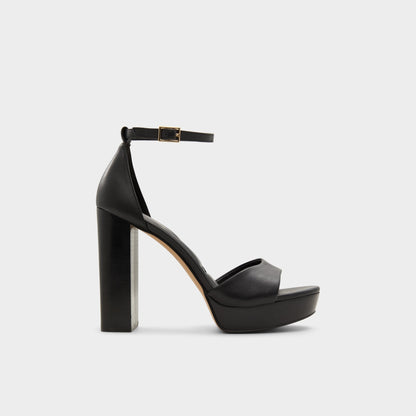 Enaegyn2.0 Black Women's Platform sandals - Strappy heeled sandal, Platform | Aldo