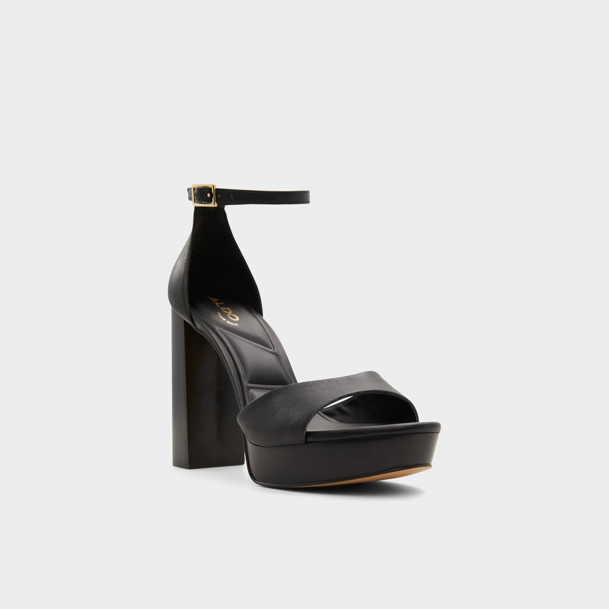 Enaegyn2.0 Black Women's Platform sandals - Strappy heeled sandal, Platform | Aldo