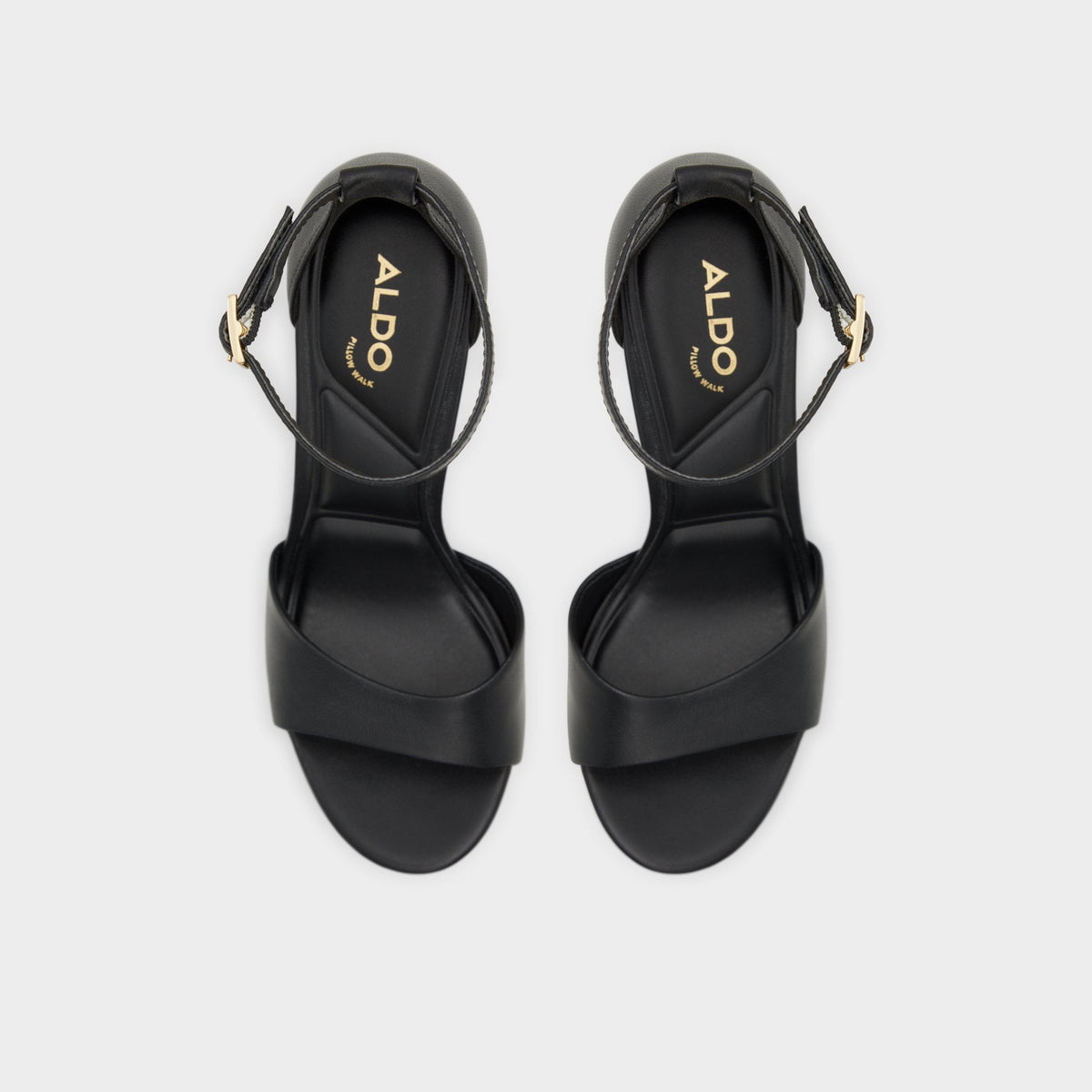 Enaegyn2.0 Black Women's Platform sandals - Strappy heeled sandal, Platform | Aldo