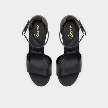 Enaegyn2.0 Black Women's Platform sandals - Strappy heeled sandal, Platform | Aldo