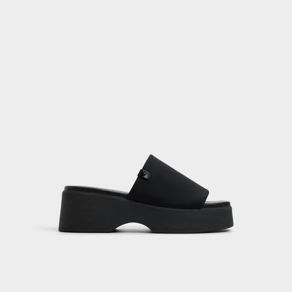 Yassa Black Women's Wedges - Wedge sandal | Aldo