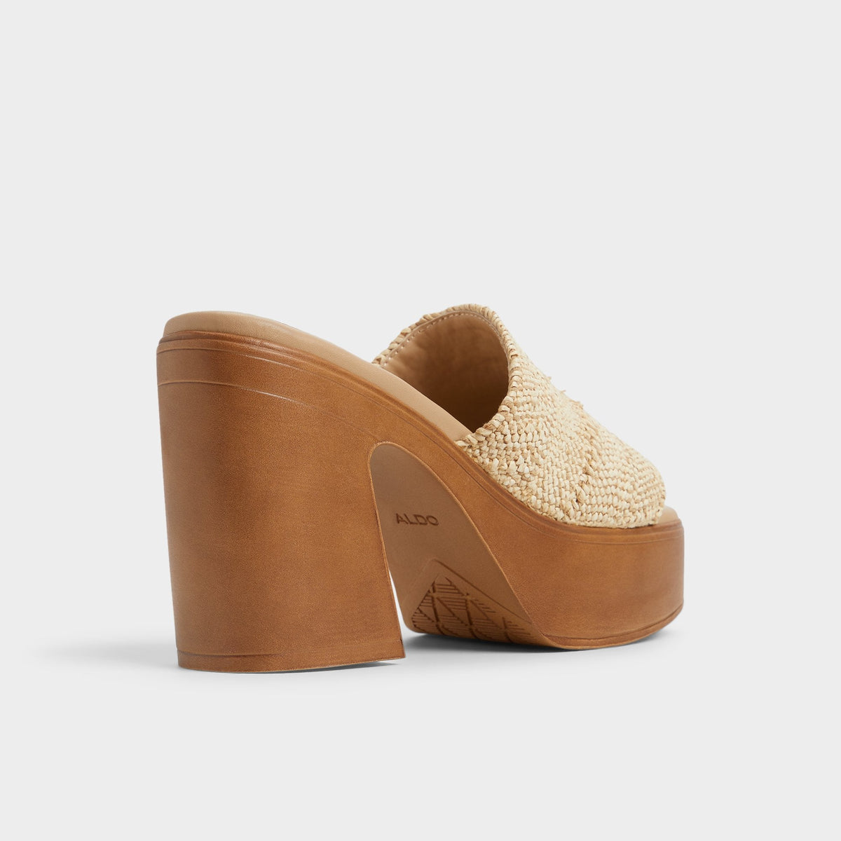Maysee Natural Women's Platform sandals - Heeled mule, Platform | Aldo