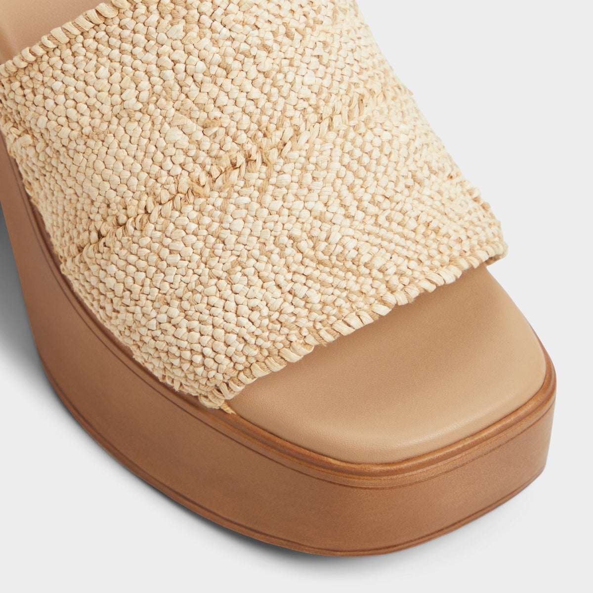 Maysee Natural Women's Platform sandals - Heeled mule, Platform | Aldo