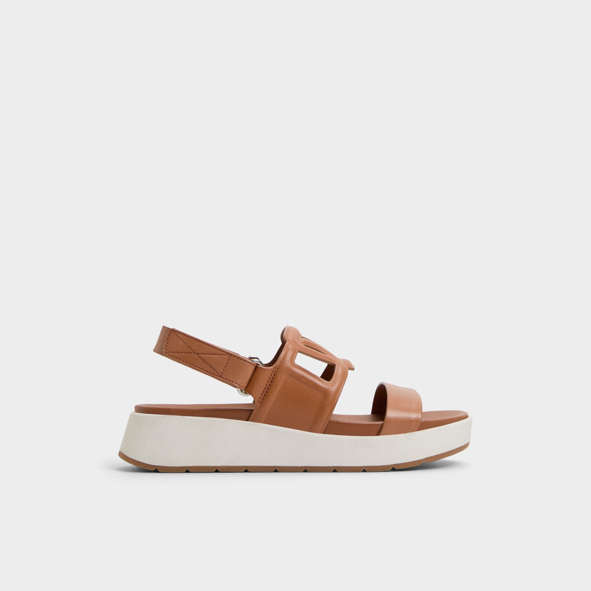 Onuvia Medium Brown Women's Footbed sandals - Footbed sandal, Flatform | Aldo