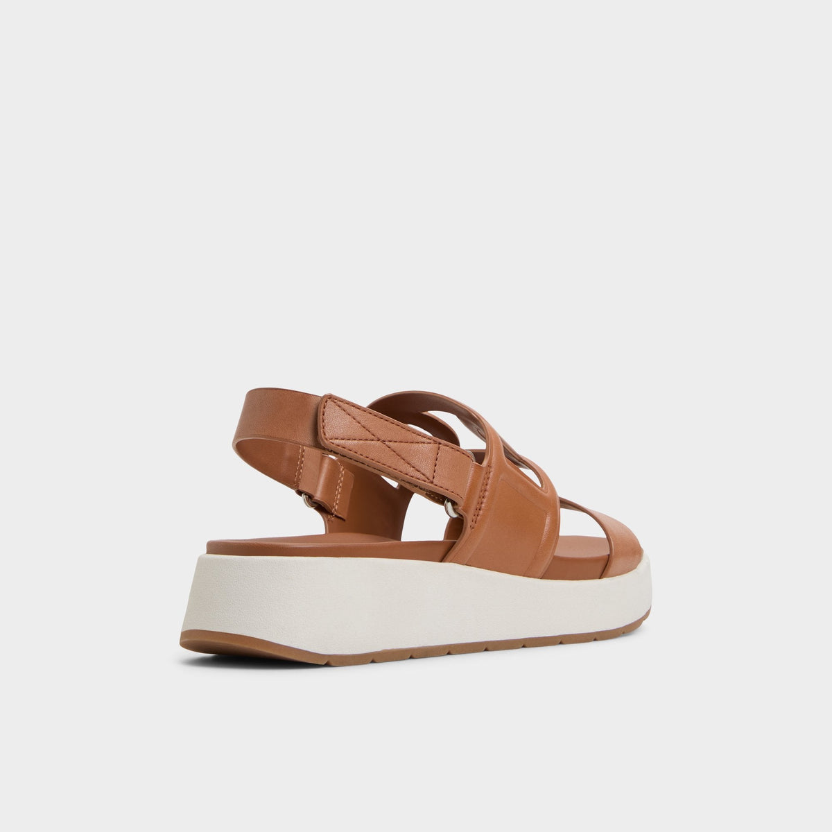 Onuvia Medium Brown Women's Footbed sandals - Footbed sandal, Flatform | Aldo