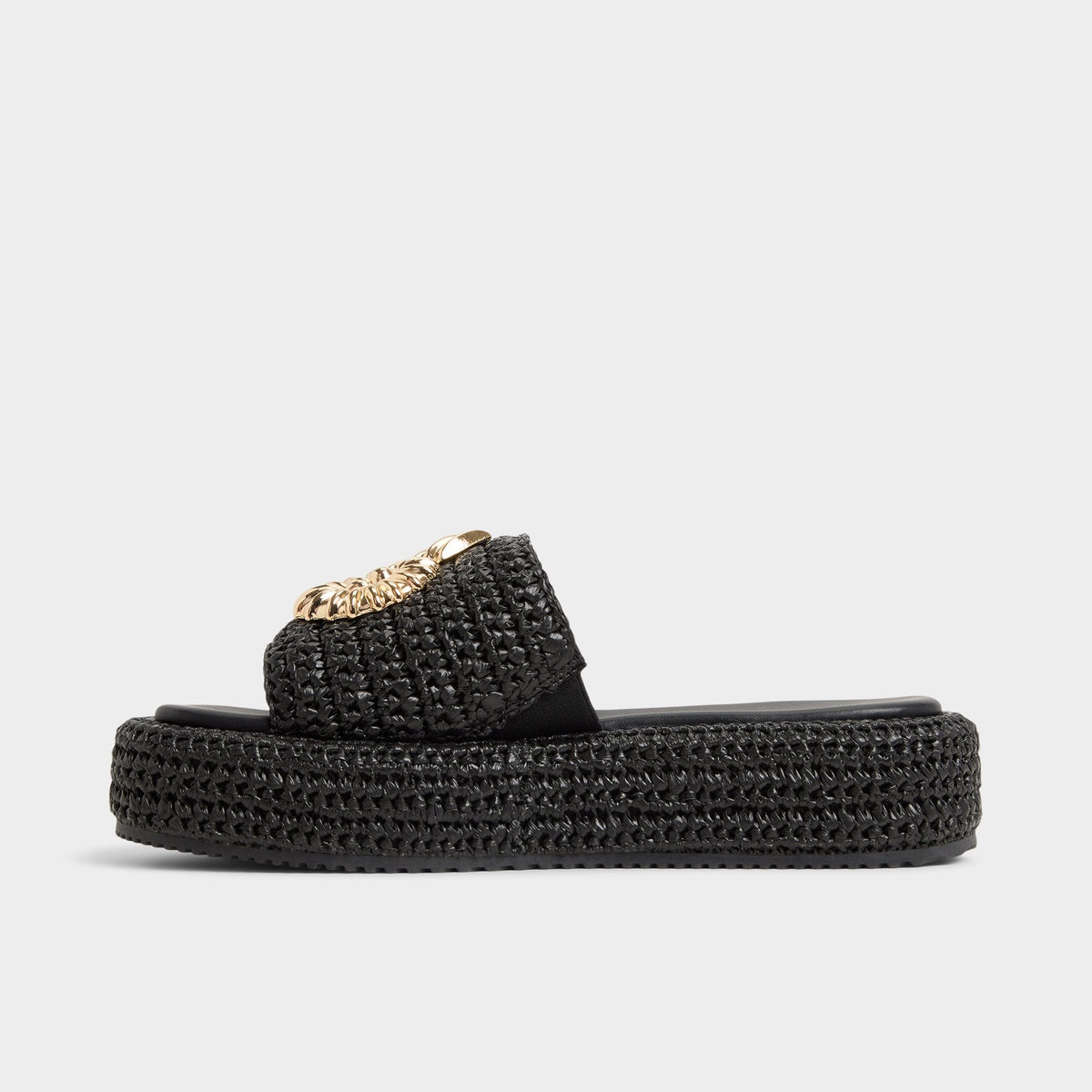 Justbeachy Black Women's Platform sandals - Flatform sandal | Aldo