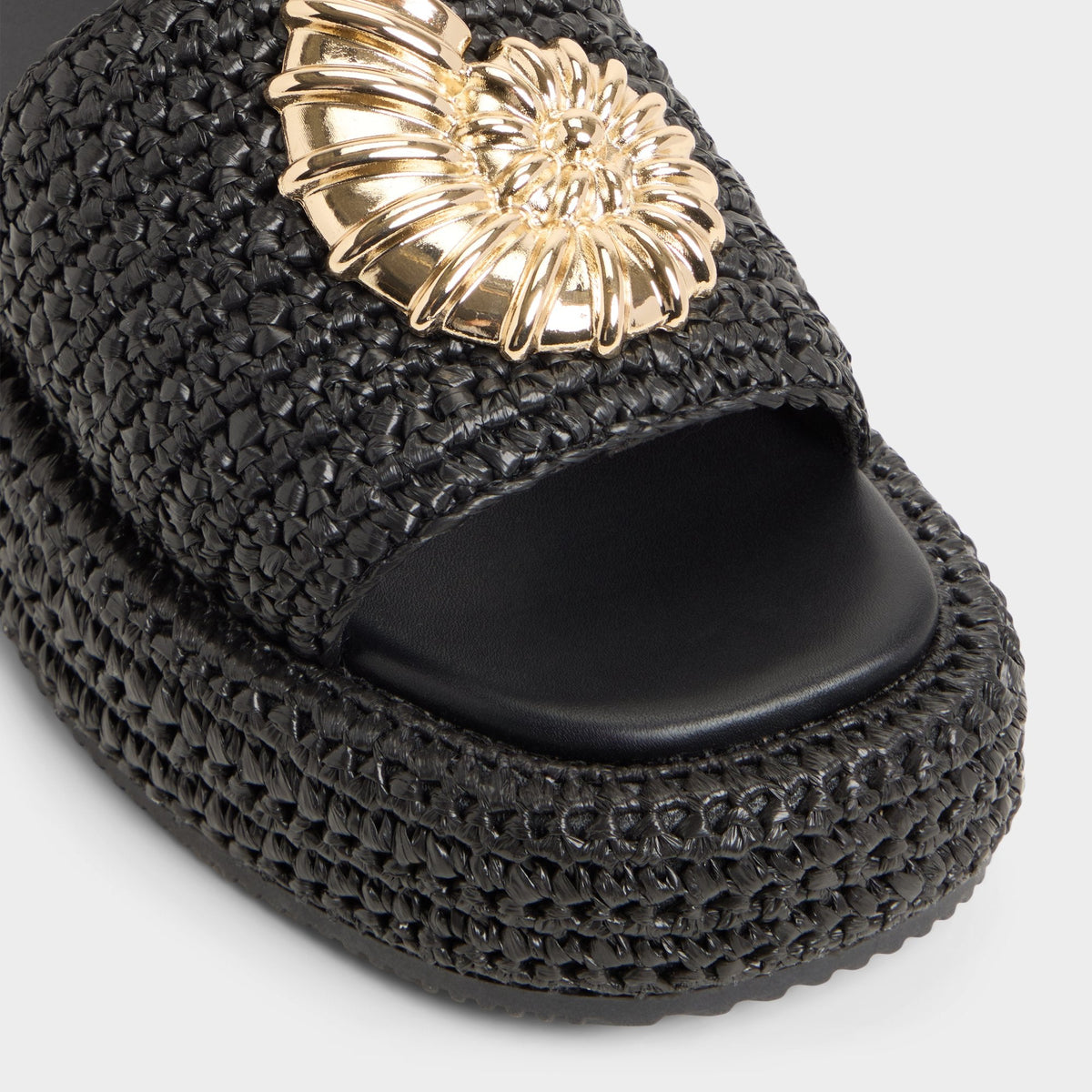 Justbeachy Black Women's Platform sandals - Flatform sandal | Aldo