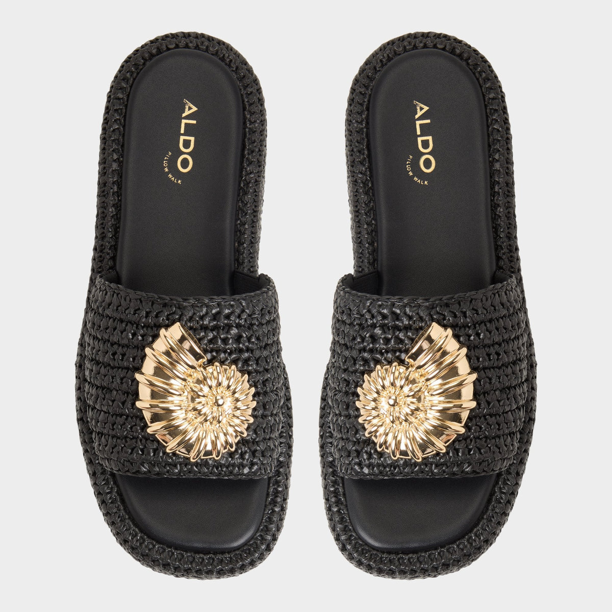 Justbeachy Black Women's Platform sandals - Flatform sandal | Aldo