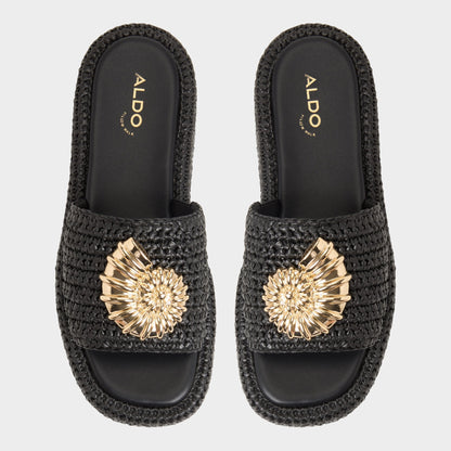 Justbeachy Black Women's Platform sandals - Flatform sandal | Aldo