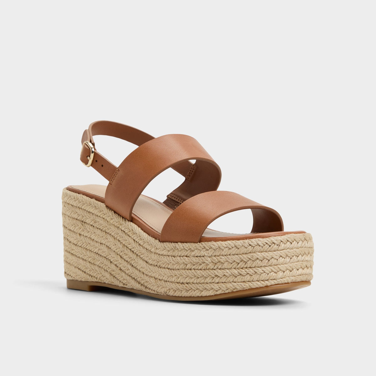Keoni Medium Brown Women's Platform sandals - Wedge sandal | Aldo