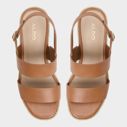 Keoni Medium Brown Women's Platform sandals - Wedge sandal | Aldo