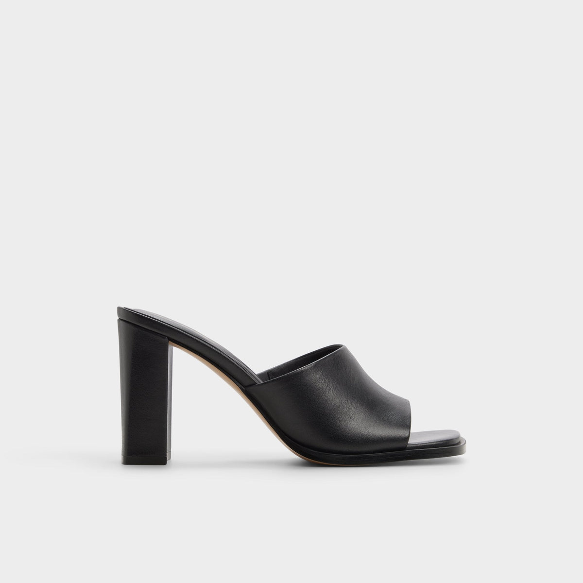 Re in Sophia Black - Heeled mule, Block heel | Aldo