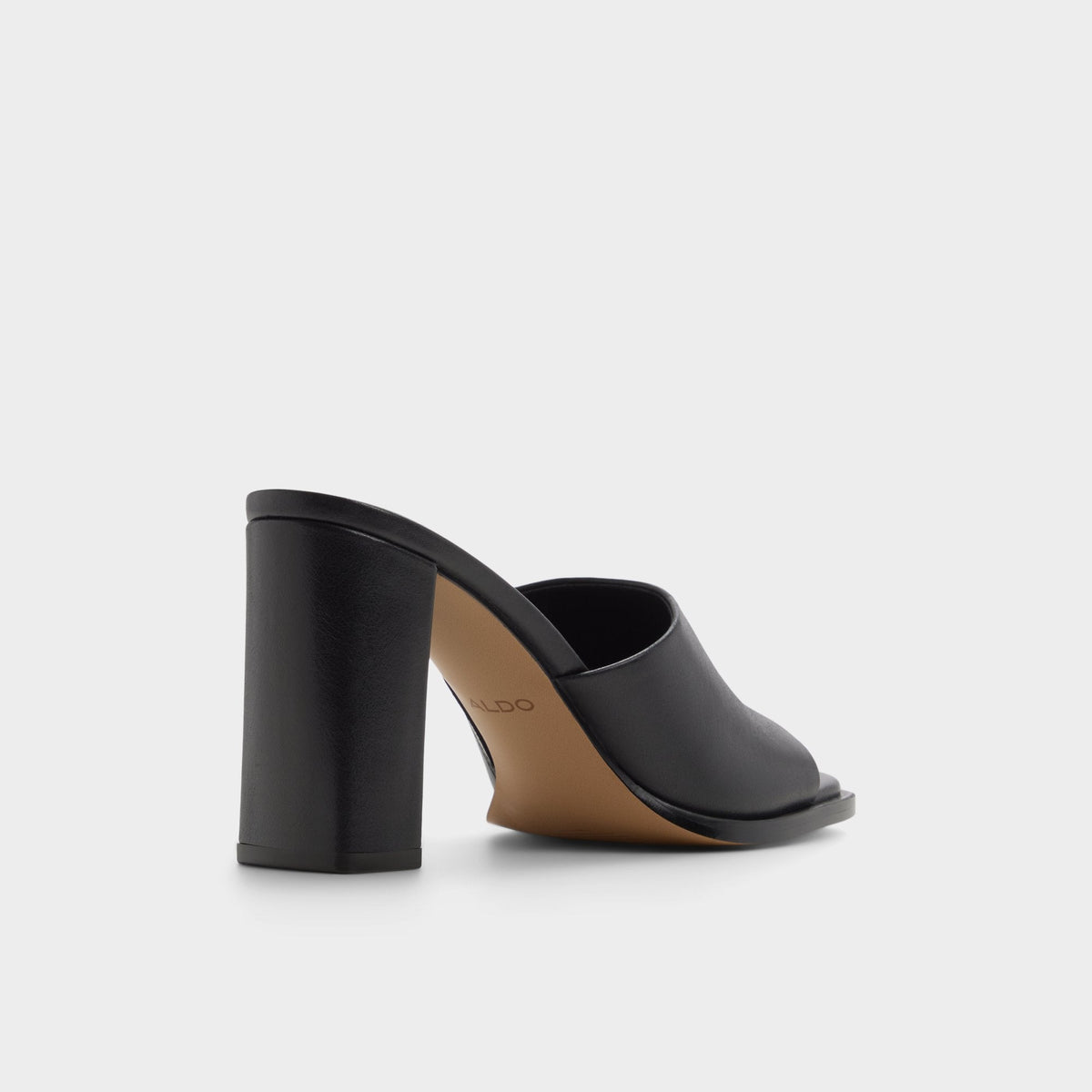 Re in Sophia Black - Heeled mule, Block heel | Aldo