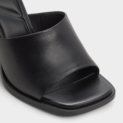 Re in Sophia Black - Heeled mule, Block heel | Aldo