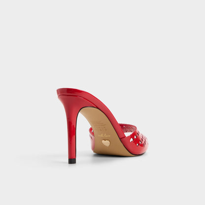 Lovemule in Medium Red - Heeled mule, Stiletto heel | Aldo