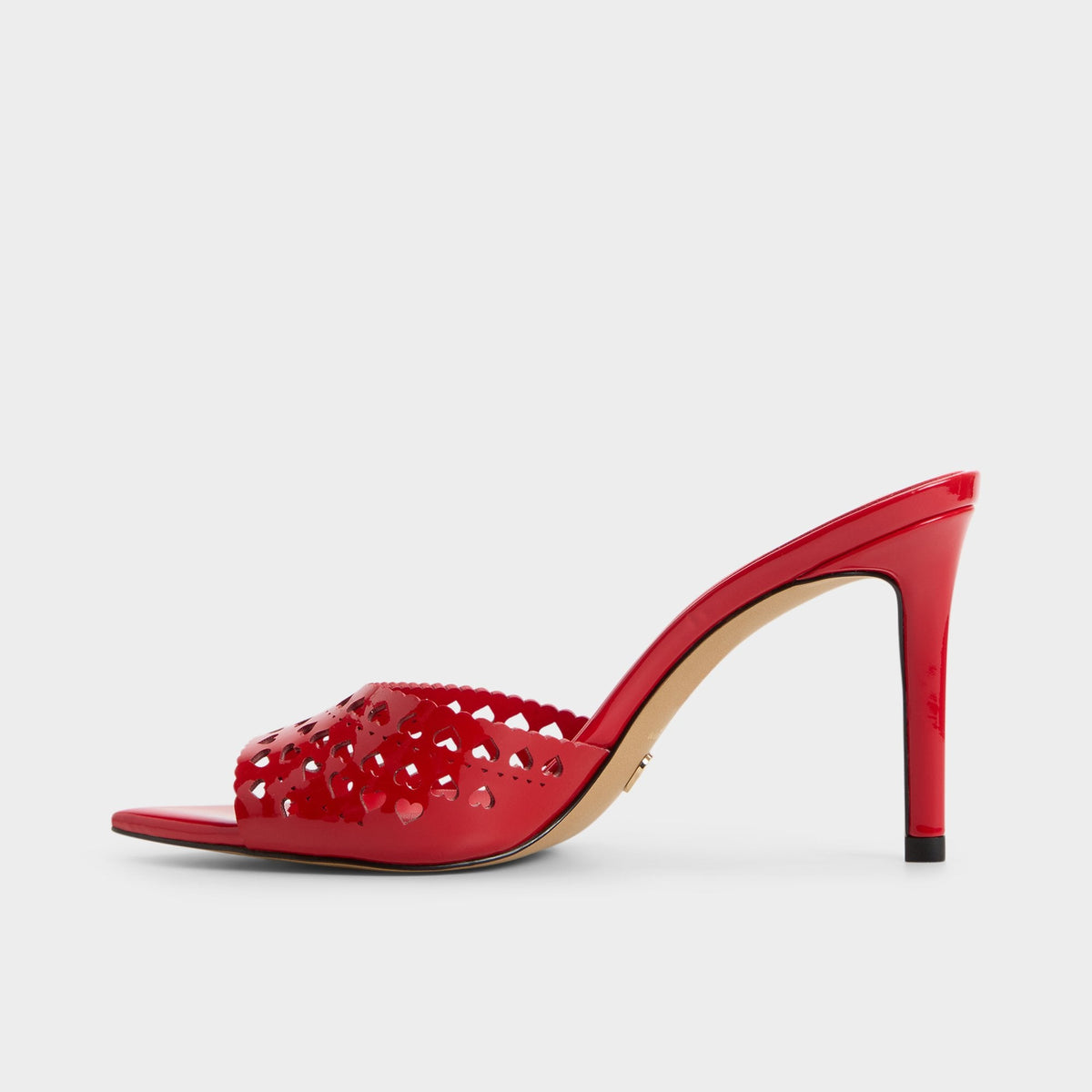 Lovemule in Medium Red - Heeled mule, Stiletto heel | Aldo
