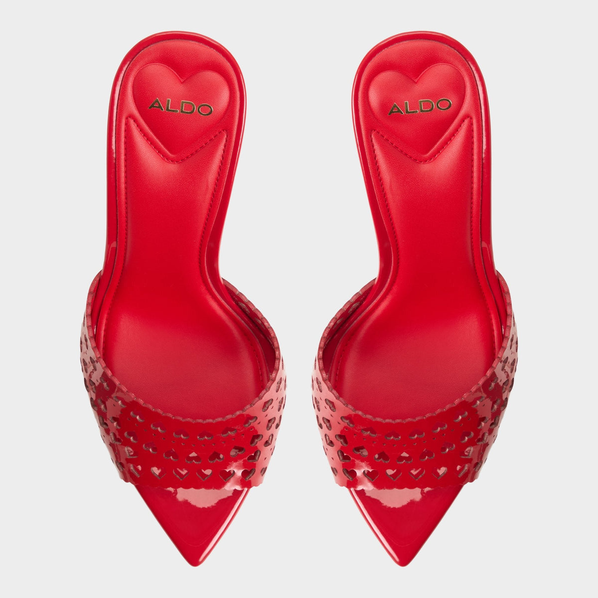 Lovemule in Medium Red - Heeled mule, Stiletto heel | Aldo