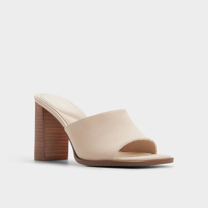 Re in Sophia Other Beige - Heeled mule, Block heel | Aldo
