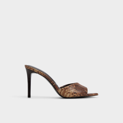 Anniebrilden in Brown Multi 14190598 - Heeled mule, Stiletto heel | Aldo