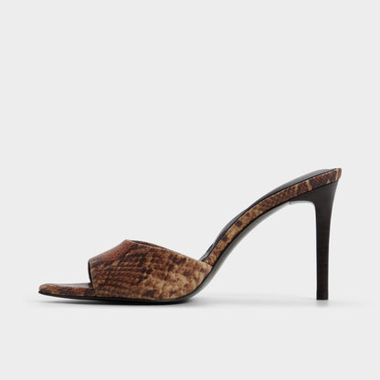 Anniebrilden in Brown Multi 14190598 - Heeled mule, Stiletto heel | Aldo