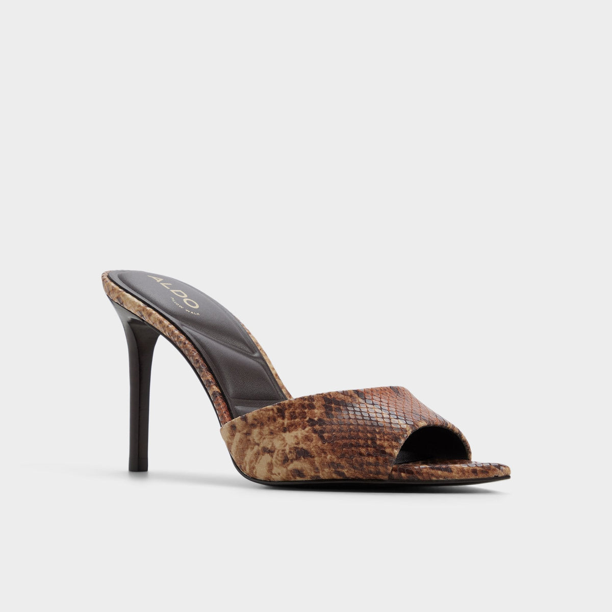 Anniebrilden in Brown Multi 14190598 - Heeled mule, Stiletto heel | Aldo