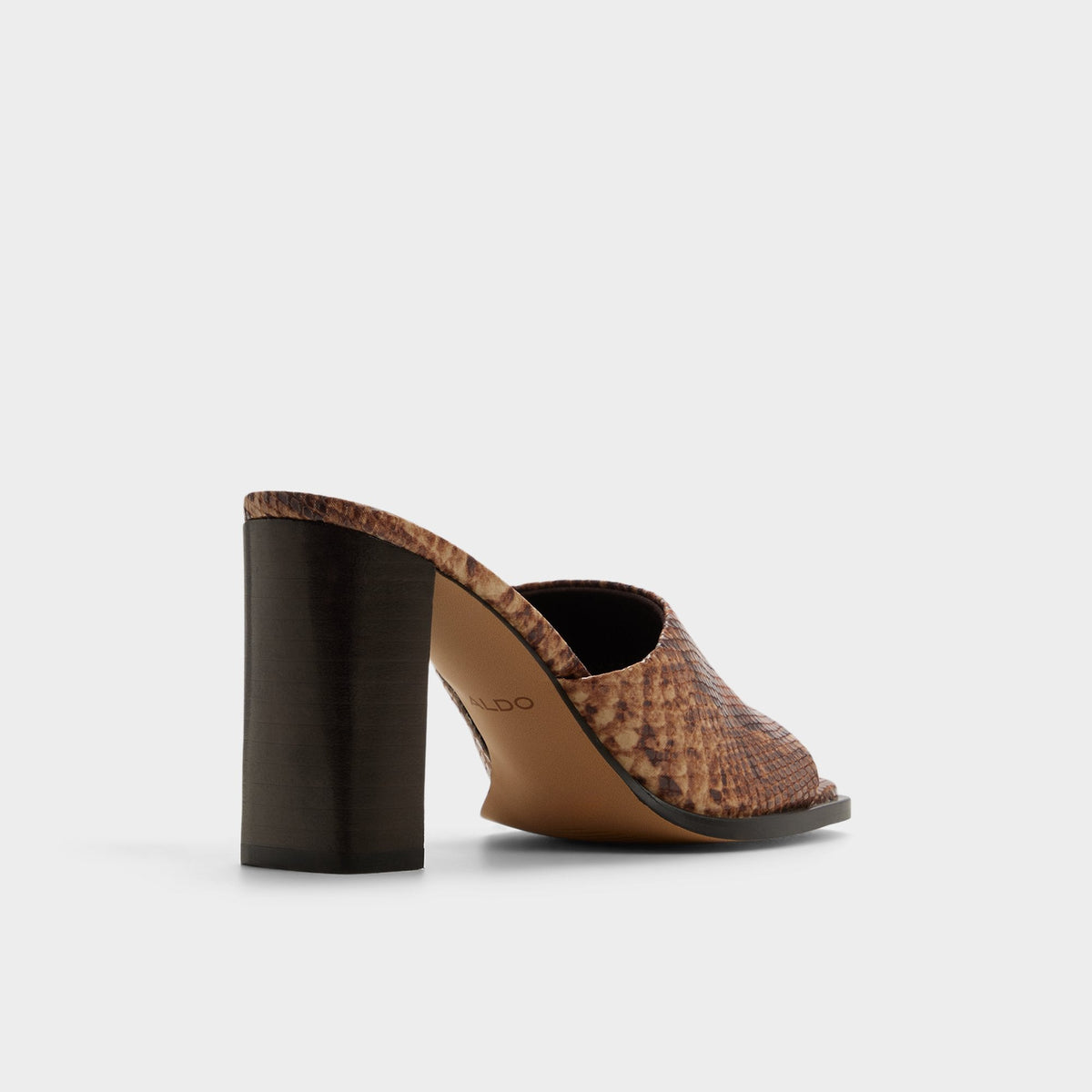 Re in Sophia Brown Multi14190695 - Heeled mule, Block heel | Aldo