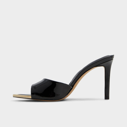 Anniebrilden Black Women's Heeled mules - Heeled mule, Stiletto heel | Aldo