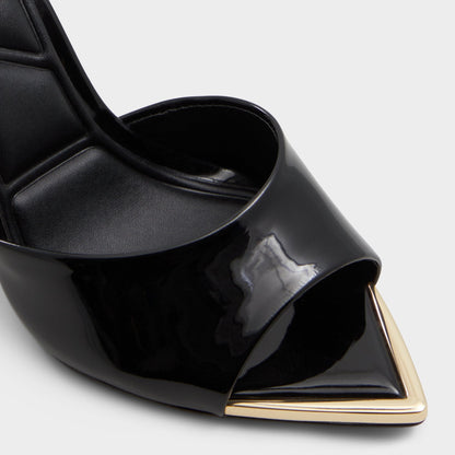 Anniebrilden Black Women's Heeled mules - Heeled mule, Stiletto heel | Aldo