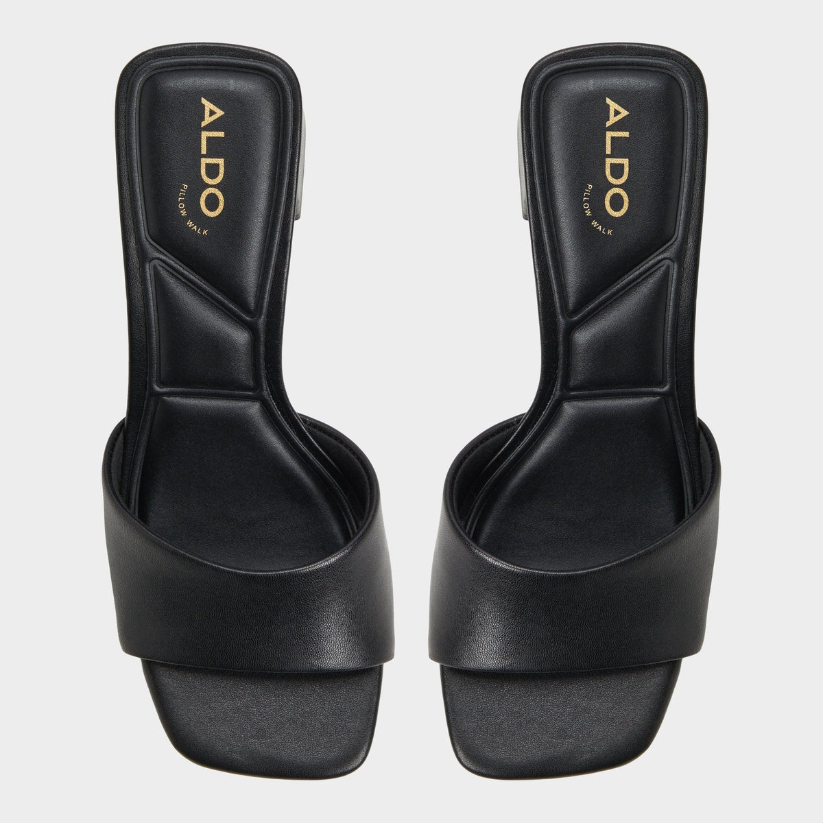 Tisha Black Women's Heeled mules - Heeled mule, Block heel | Aldo