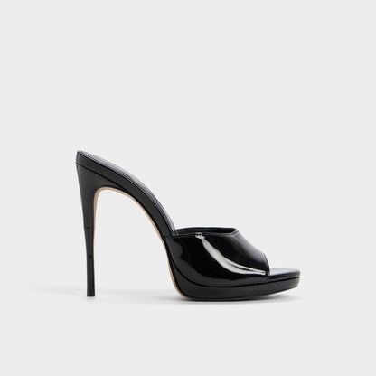Rivieraa in Black - Heeled mule, Platform | Aldo