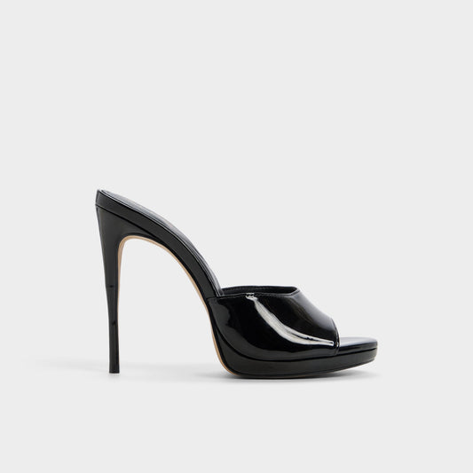 Rivieraa in Black - Heeled mule, Platform | Aldo
