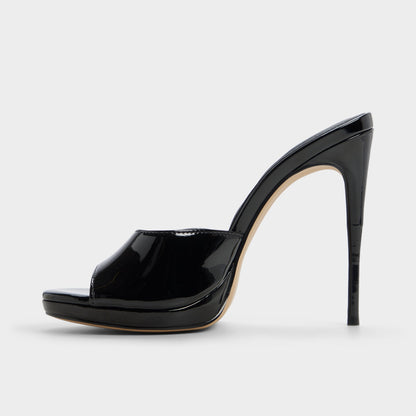 Rivieraa in Black - Heeled mule, Platform | Aldo