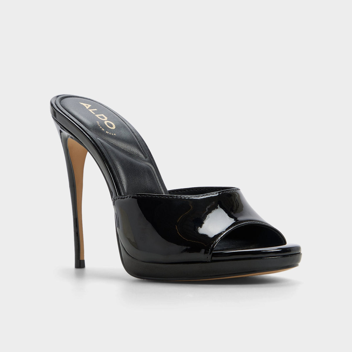 Rivieraa in Black - Heeled mule, Platform | Aldo