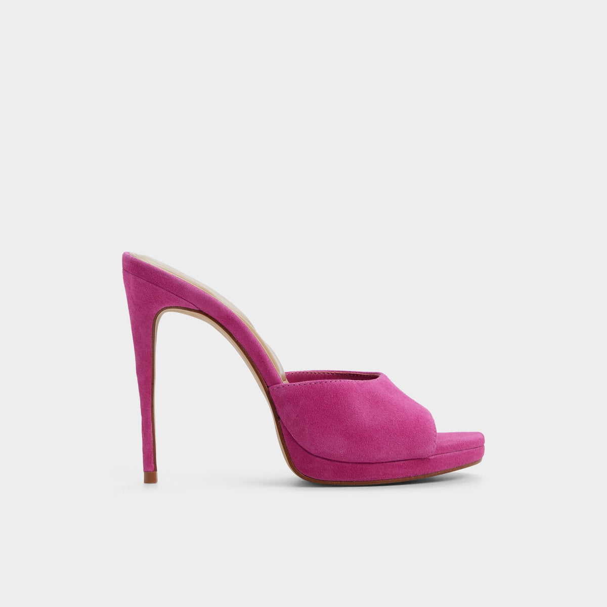 Rivieraa in Dark Pink - Heeled mule, Platform | Aldo