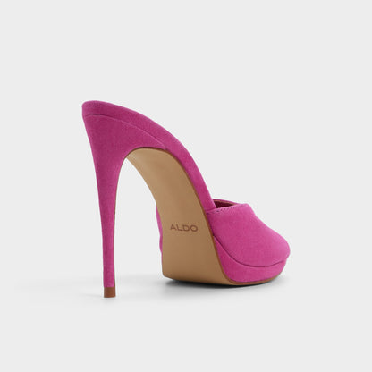 Rivieraa in Dark Pink - Heeled mule, Platform | Aldo