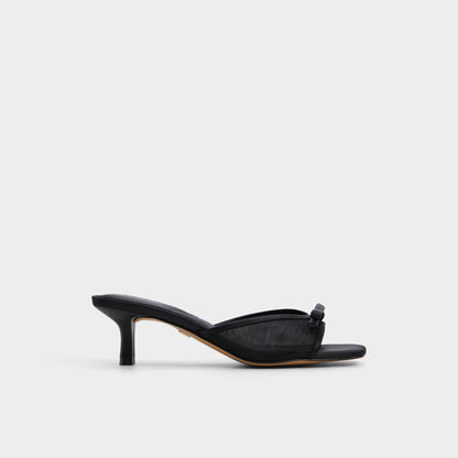 Begoniaa Black Women's Heeled mules - Heeled mule, Kitten heel | Aldo