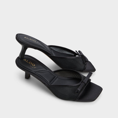 Begoniaa Black Women's Heeled mules - Heeled mule, Kitten heel | Aldo