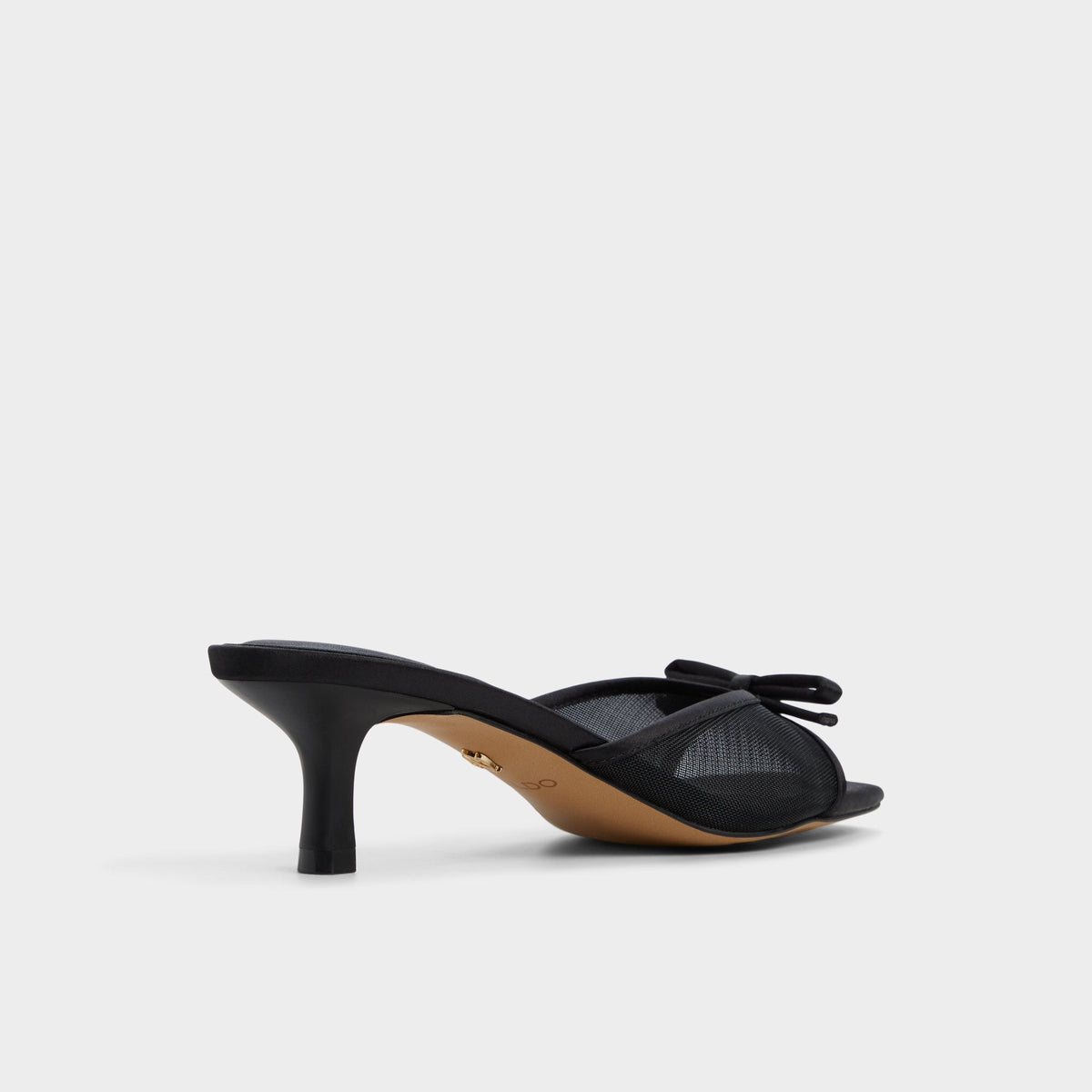 Begoniaa Black Women's Heeled mules - Heeled mule, Kitten heel | Aldo