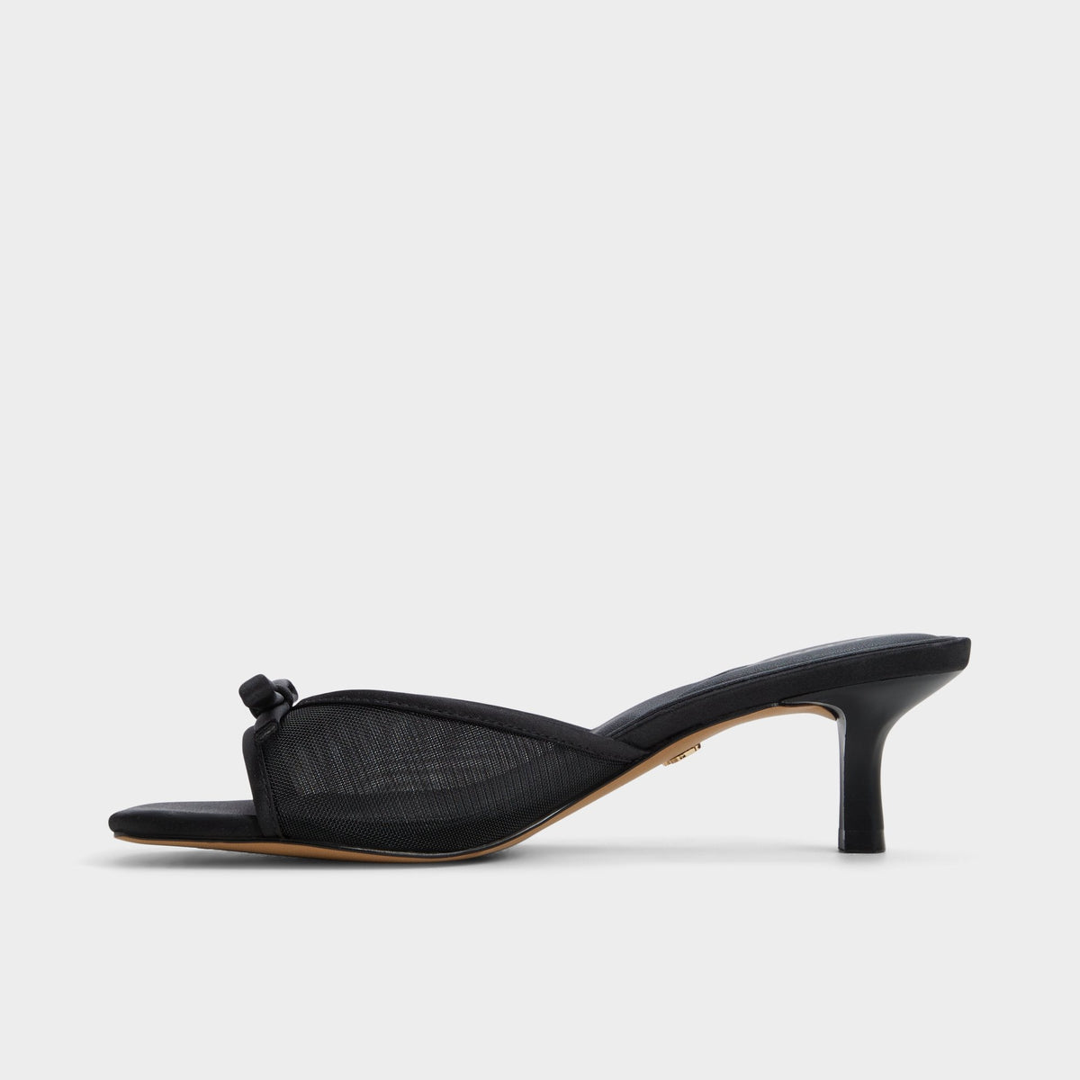 Begoniaa Black Women's Heeled mules - Heeled mule, Kitten heel | Aldo