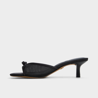 Begoniaa Black Women's Heeled mules - Heeled mule, Kitten heel | Aldo