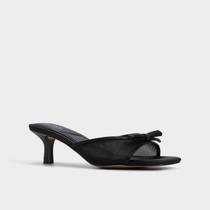 Begoniaa Black Women's Heeled mules - Heeled mule, Kitten heel | Aldo
