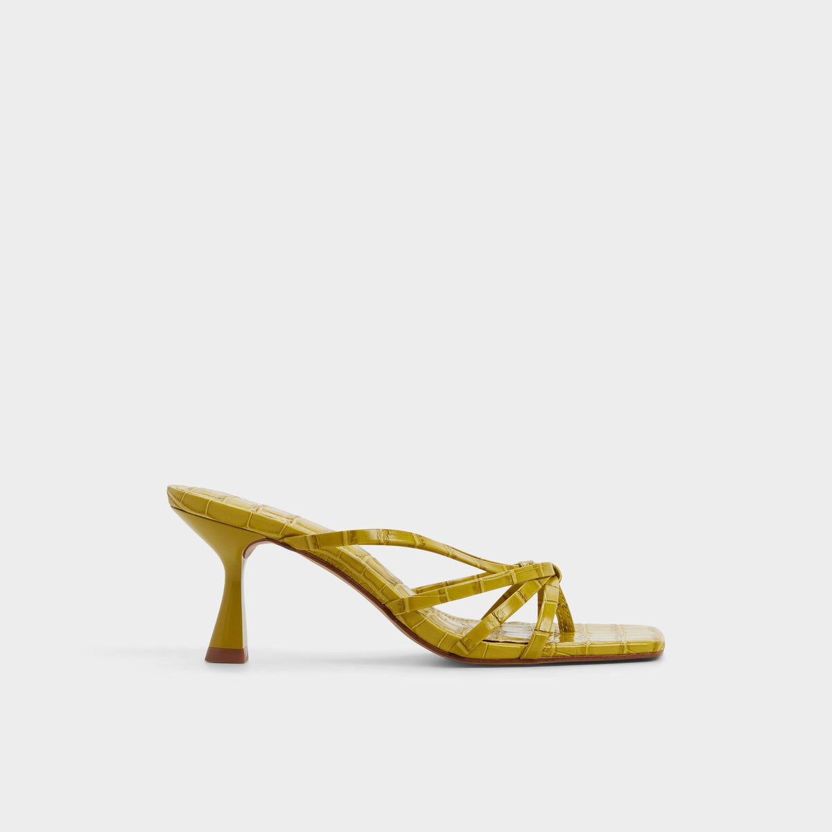 Lumera in Other Yellow - Heeled mule, Stiletto heel | Aldo