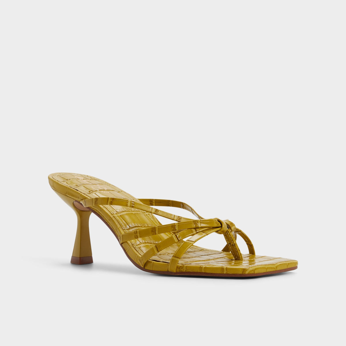 Lumera in Other Yellow - Heeled mule, Stiletto heel | Aldo