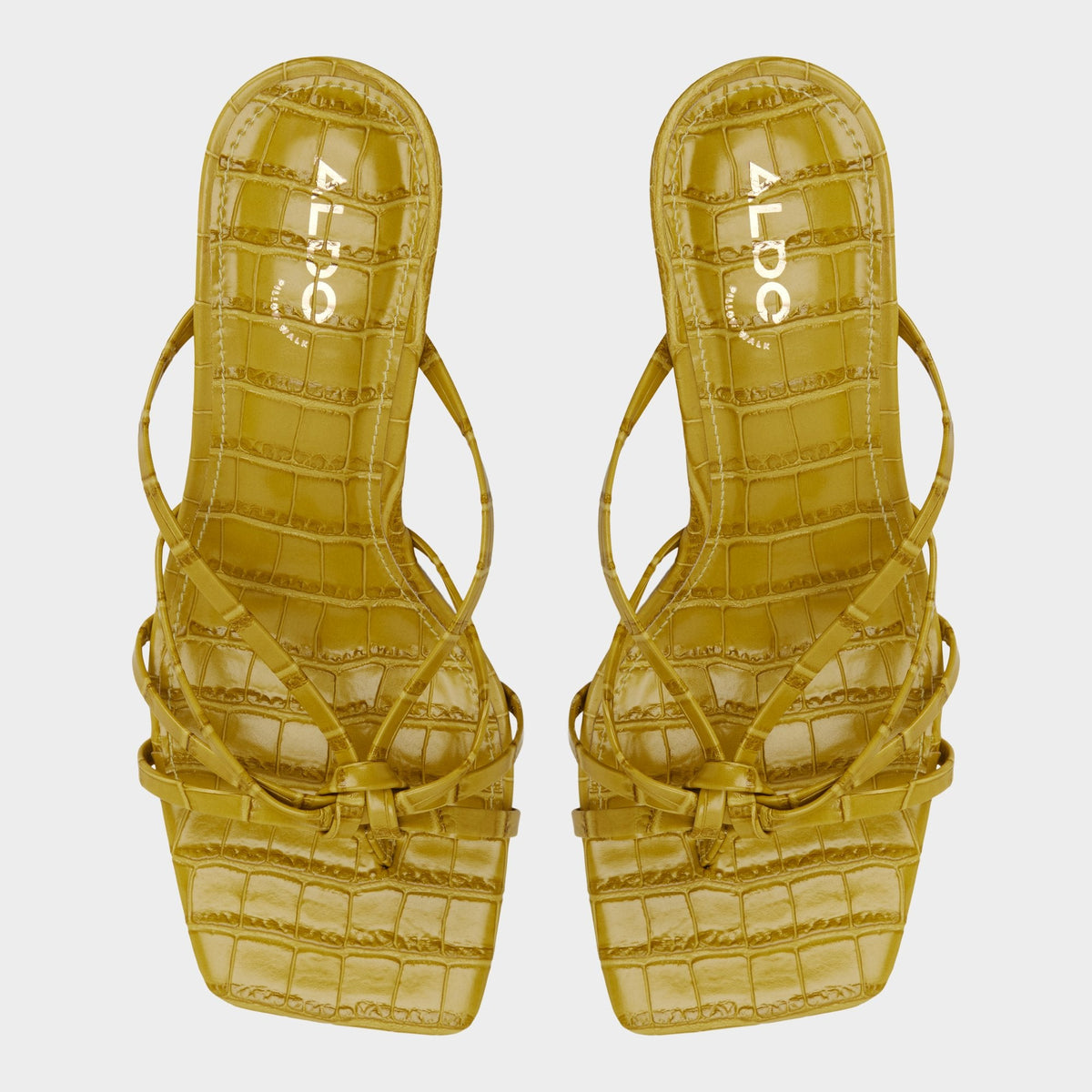 Lumera in Other Yellow - Heeled mule, Stiletto heel | Aldo