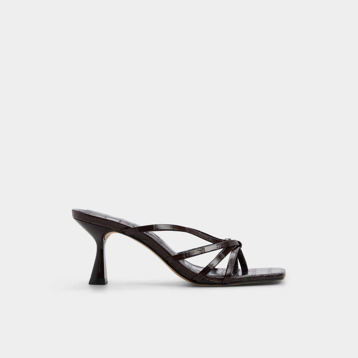 Lumera in Dark Brown - Heeled mule, Stiletto heel | Aldo