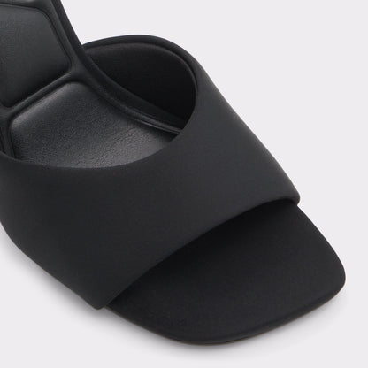 Evadalia Black Women's Heeled mules - Heeled mule, Stiletto heel | Aldo
