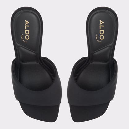 Evadalia Black Women's Heeled mules - Heeled mule, Stiletto heel | Aldo